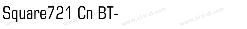 Square721 Cn BT字体转换